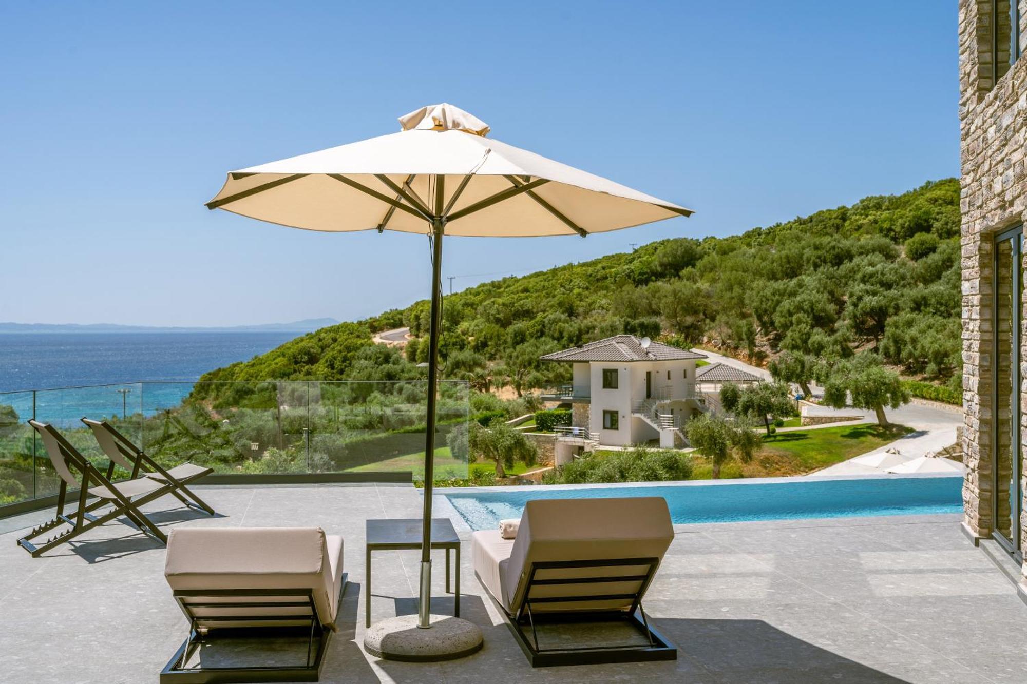 The View Hotel Sofas Coastal Retreat Perdika  Bagian luar foto